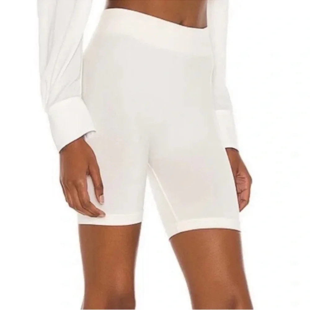 Free People Intimately Free Seamless Slip Shorts Shortie Bike Shorts Ivory XS/S